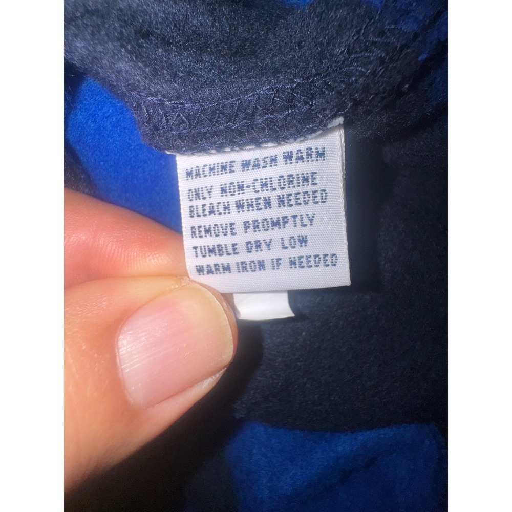 Polo Ralph Lauren Hooded Rugby Shirt XXL Navy Royal Blue Stripe Pullover - Picture 11 of 12